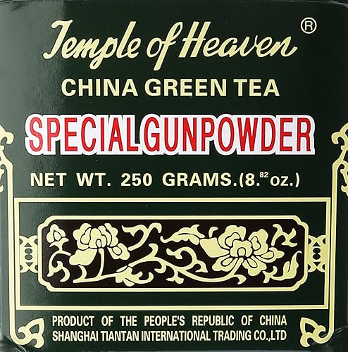Temple of Heaven - Té verde de China - Té suelto especial de pólvora - 8.82 Oz