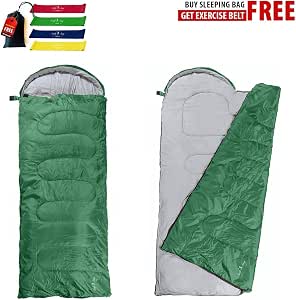 Winter Sleeping Bag For Big & Tall Adults - Cold Weather 5°C Rating, Lightweight, With Sack 10 thumbnail image