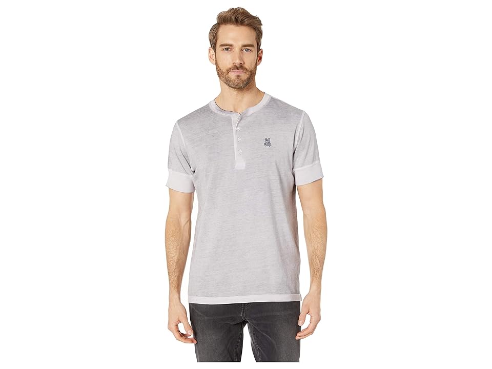 

Psycho Bunny Medway T-Shirt Henley (Black) Men's T Shirt