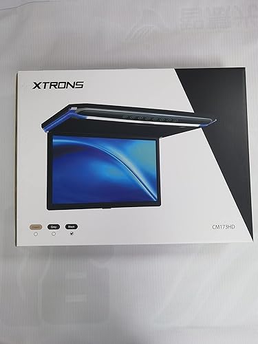 Miniatura 11 de XTRONS® Pantalla TFT digital FHD ultrafina de 17.3 pulgadas 16:9 1080P Video Reproductor de video para automóvil, monitor montado en el techo