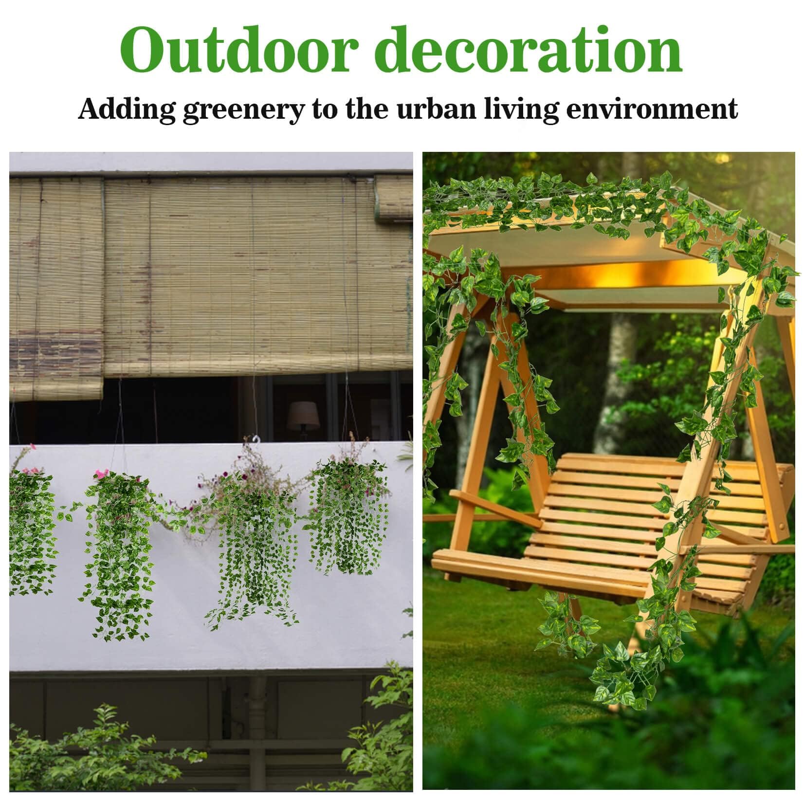 Amazon.de: MAQIHAN Knstliche Efeu-Girlande, sthetische Raumdekoration,  Wandbehang, knstliche Pflanzen fr Schlafzimmer, Wohnzimmer,  Blumenwanddekorationen und Outdoor-Girlande, Dusche, Hochzeit