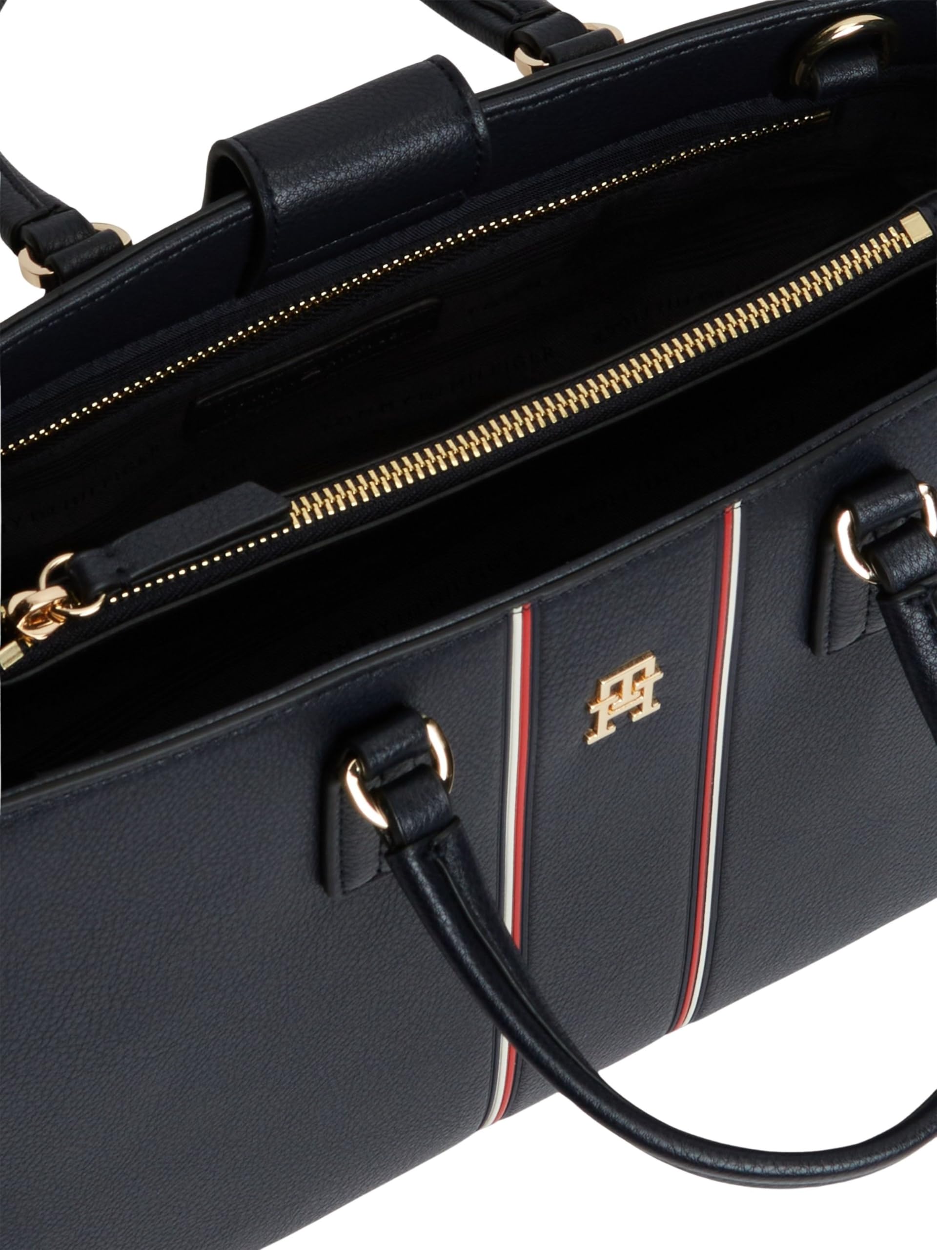 Tommy Hilfiger Damen Satchel Bag Tasche Daily mit Branding, Blau (Space Blue), Einheitsgröße