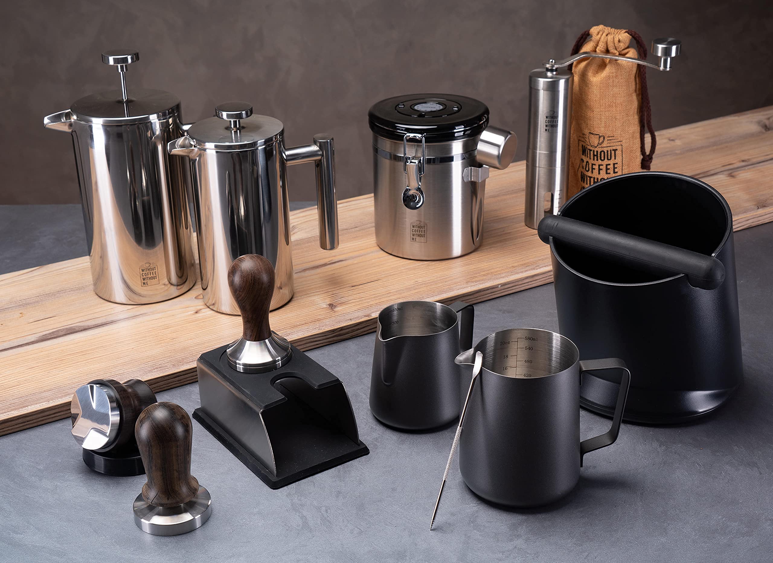 French Press Da 1,75 L In Acciaio Inox A Doppia Parete Con 2 Filtri Inclusi