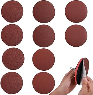 Sander for Drill Attachment 12 pcs 5" Sanding Discs Pad Kit,Drill Sanding Attachment Grinder Sanding Attachment,Drill Sanding Kit Emery Cloth for Drill Grinder Rotary Disc Sanders Attachment for Drill