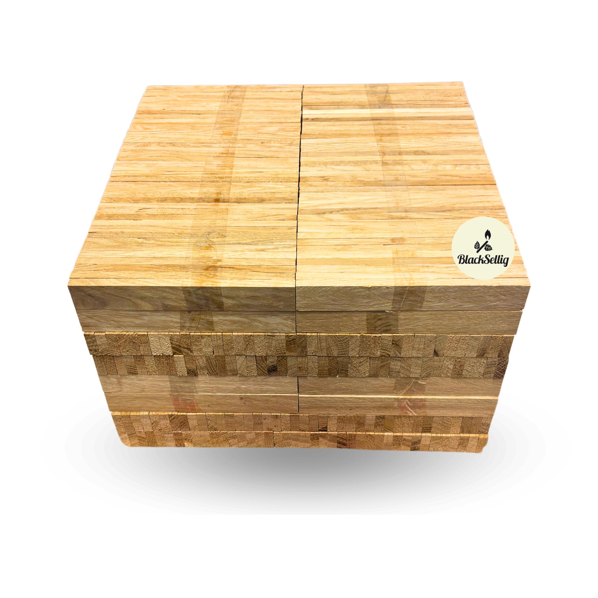 Bastelklötze aus Holz 22 x 8 x160mm Eiche – DIY, Modellbau & Dekoration. Unbehandeltes Naturprodukt, vielseitig nutzbar für kreative Projekte und Handwerksideen. (800 Stück)