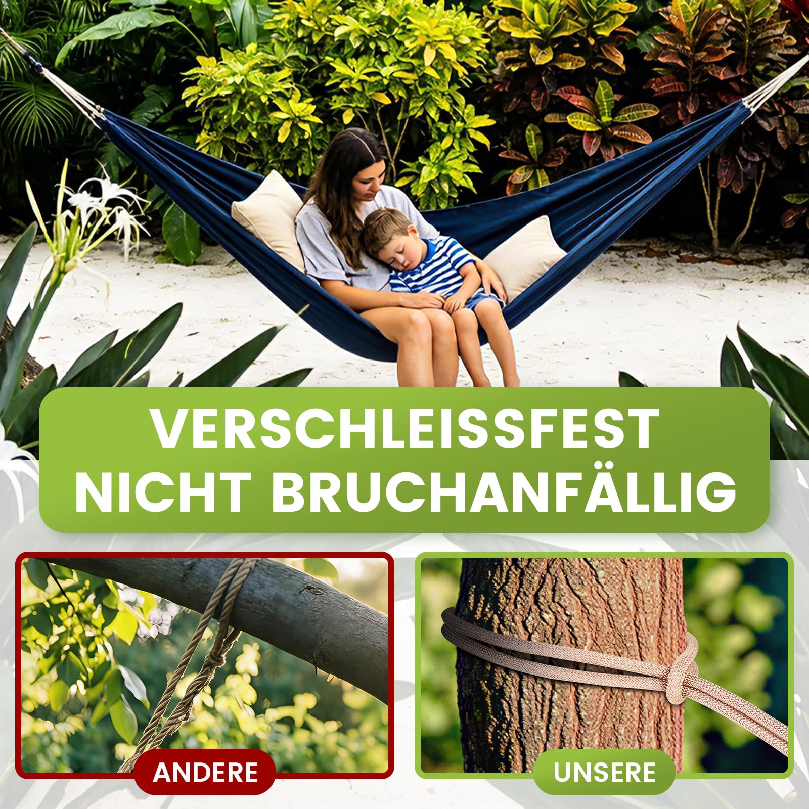 Schaukel Befestigung Seil 60cm,2er Hängematte Aufhängung Seil,Baum Hängesessel Balkenbefestigung mit Edelstahl Haken für Indoor Outdoor Baumschaukel Hängematte Hängesessel Nestschaukel Yoga, Natural