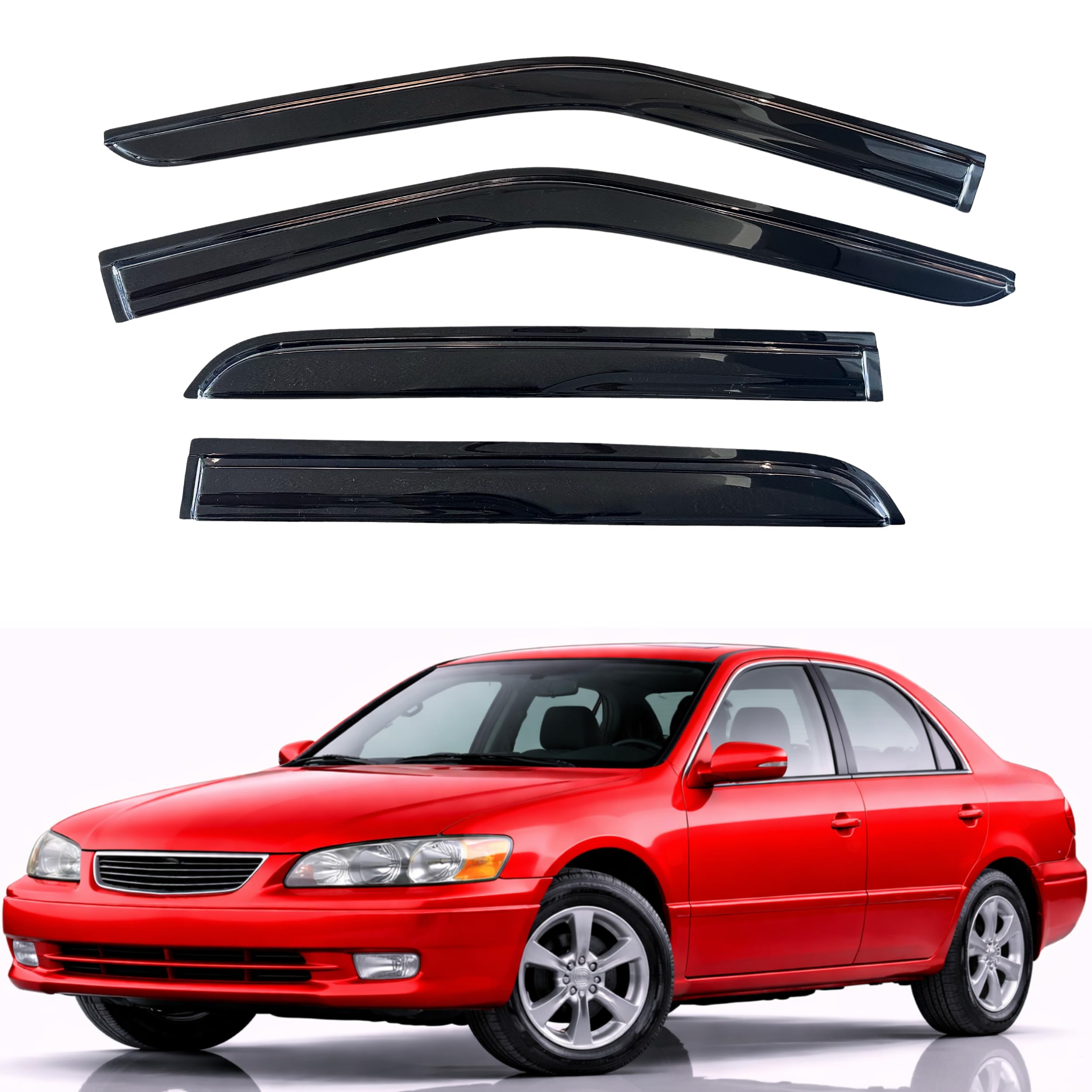 KPY Rain Guards Fit for 1997-2001 Toyota Camry