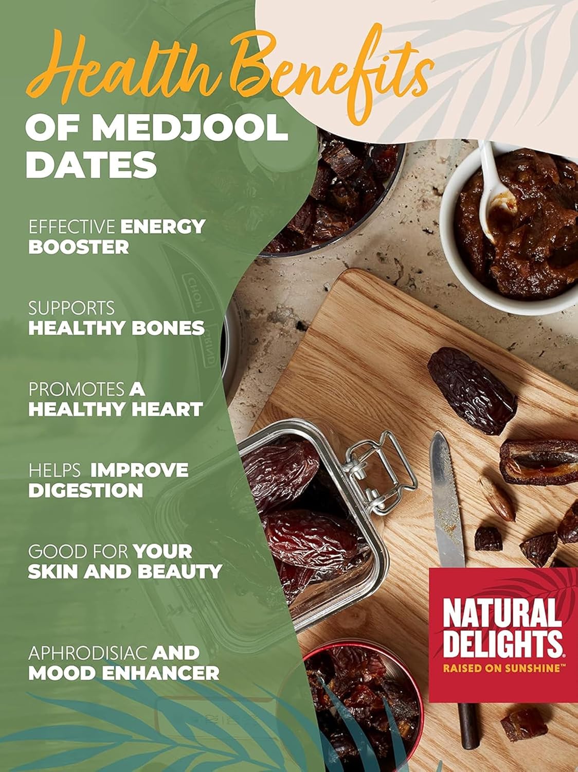 Medjool Dates - Jumbo USDA Certified Organic Pitted Dates
