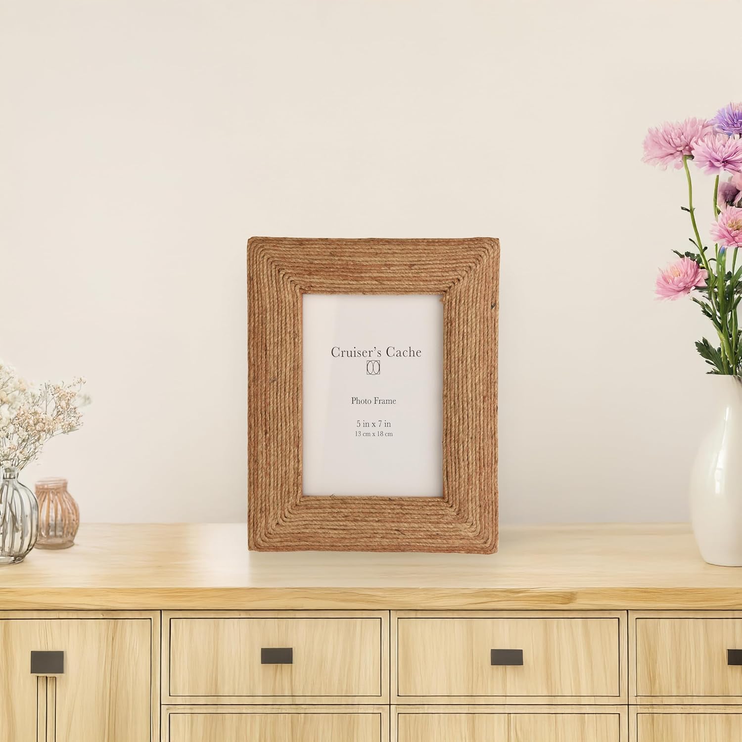 Cruiser's Caché Seagrass Rope Picture Frame | Natural Color 5x7