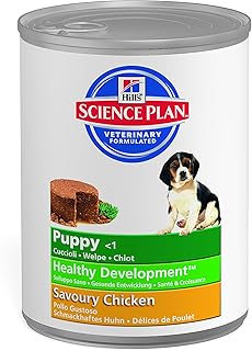Hills Science Plan Dog Puppy Medium Breed Health & Growth Food for Dogs Chicken Boxes 370 g - Pack of 12 product image