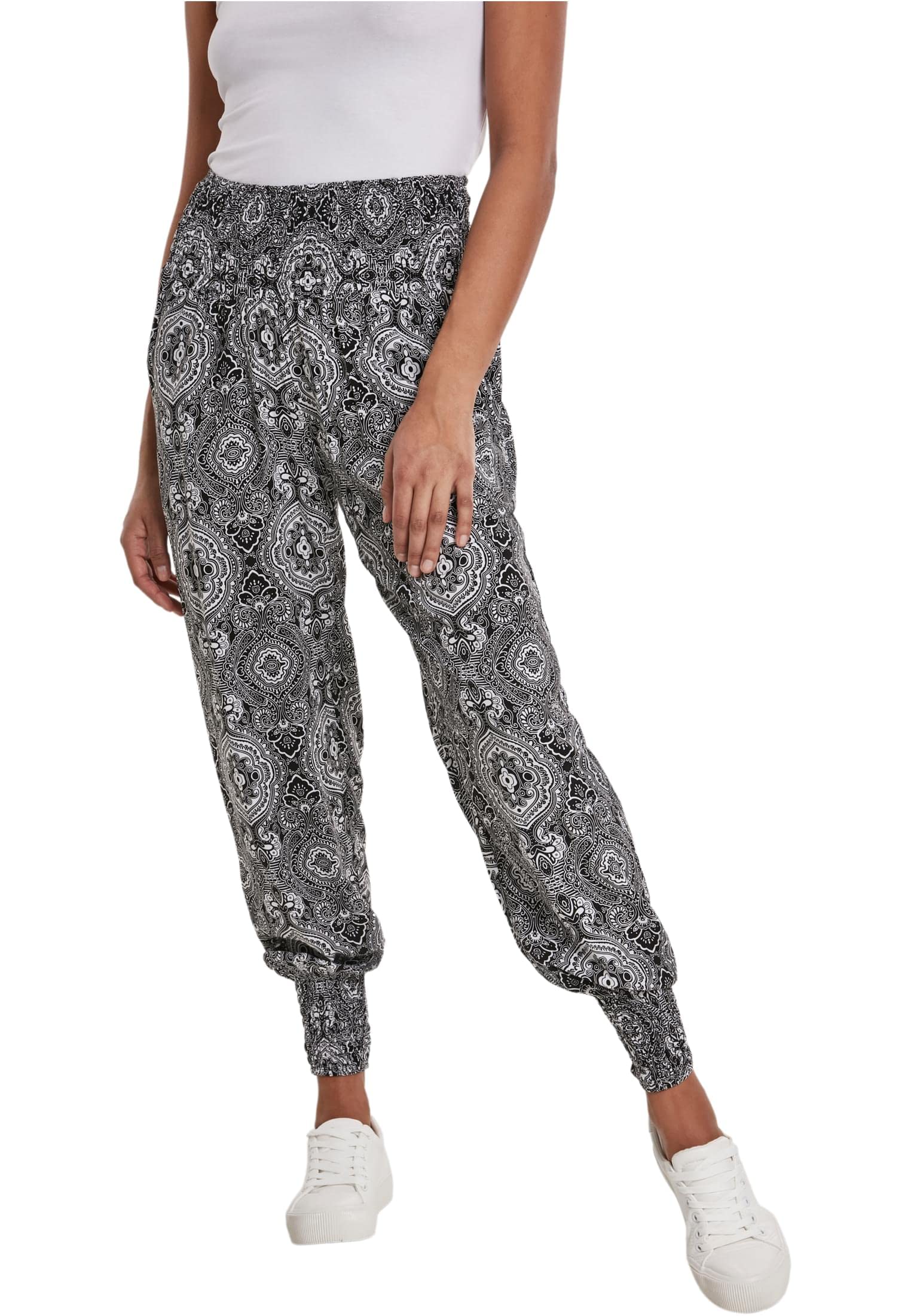 Urban Classics Women's Bandana Sarong Pants Trouser, Multicolour ( 01060), 4XL