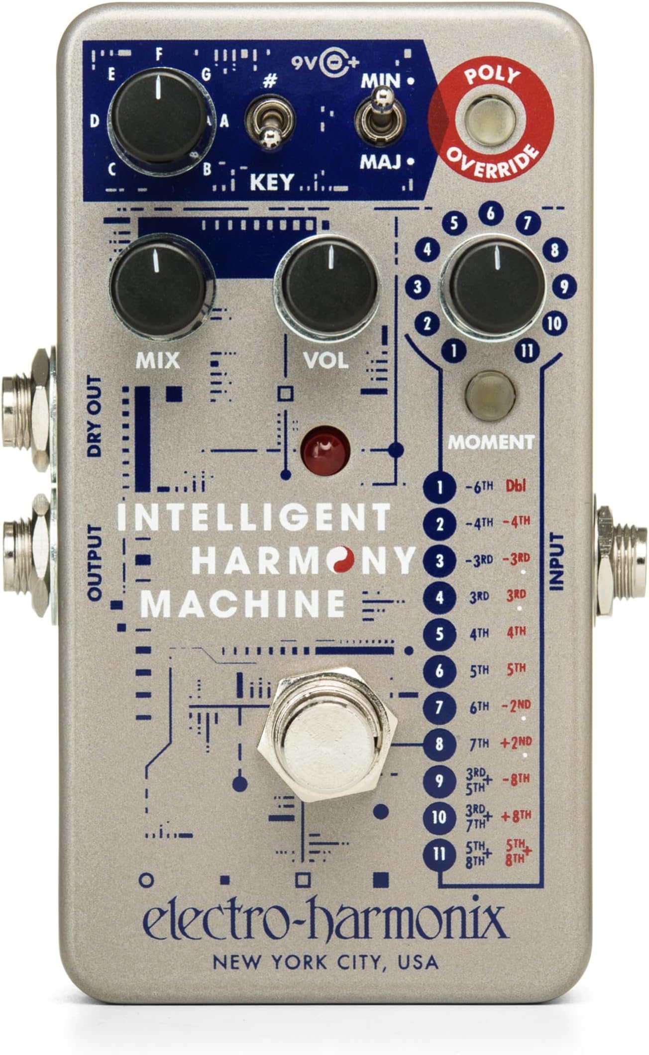 Electro-Harmonix Intelligent Harmony Machine Harmonizer & Pitch Shifter Pedal