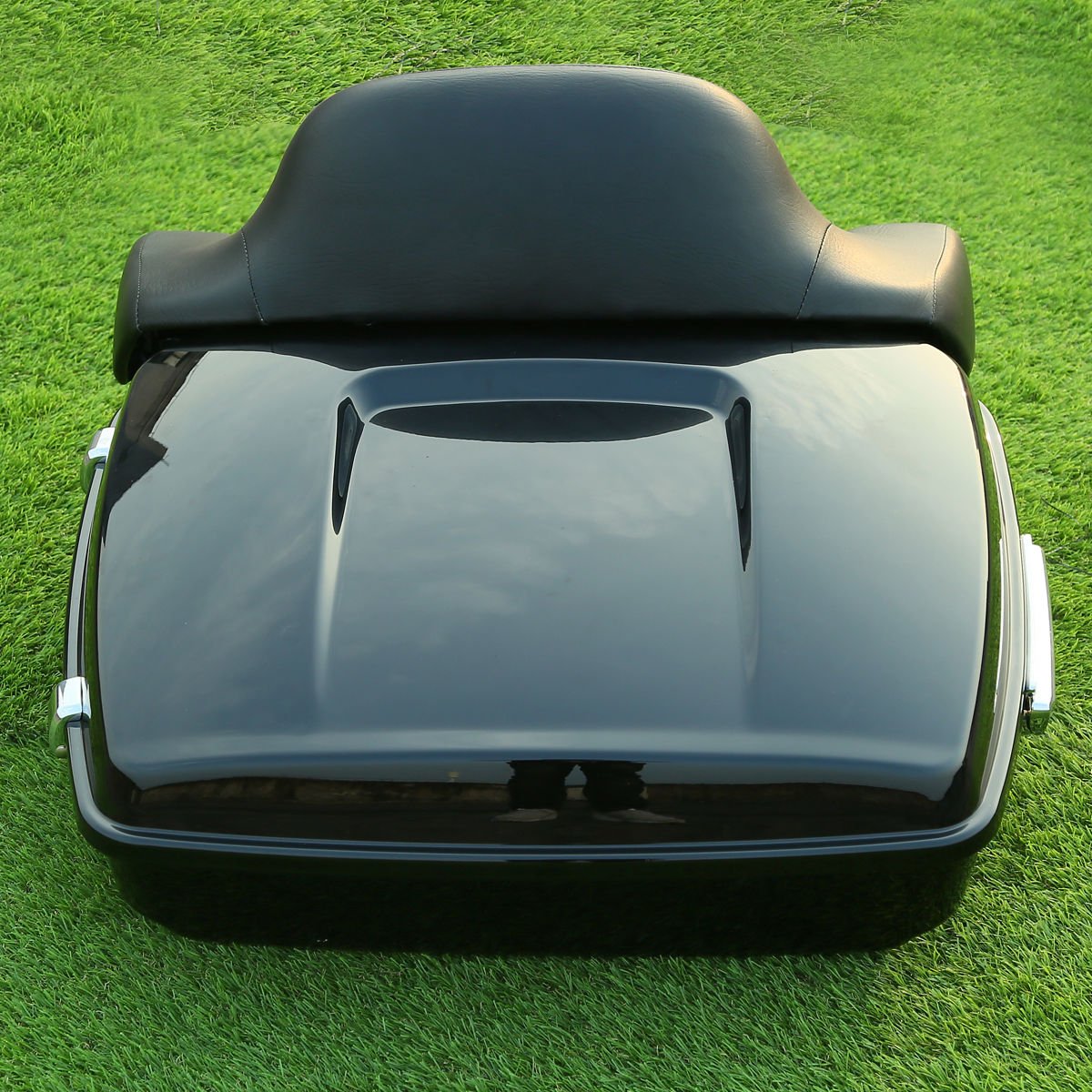 XFMT Chopped Tour Pack Trunk + Backrest Pad Fit For Harley Davidson Touring 2014-2023