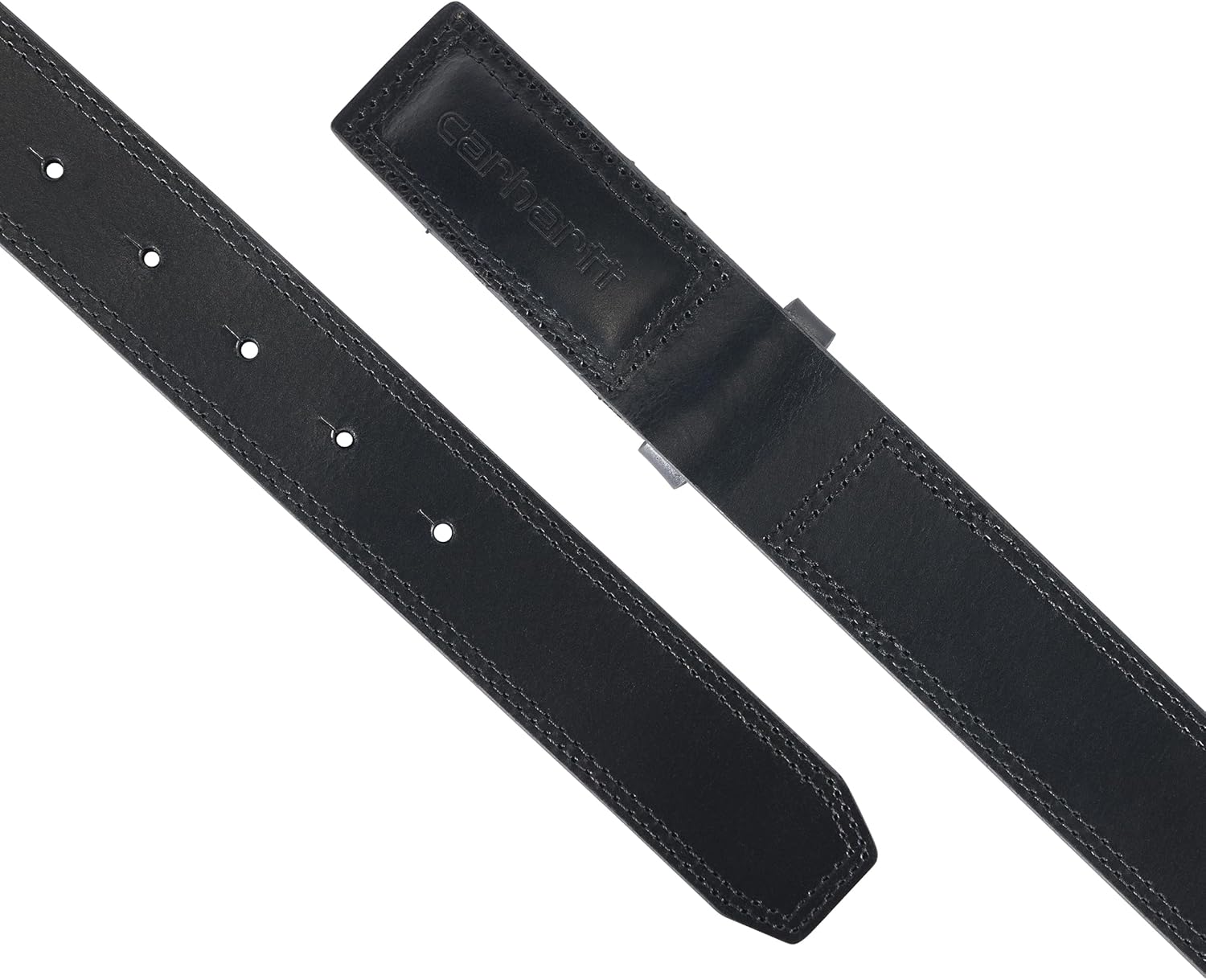 Carhartt Men's Bridle Leather Scratchless Belt, Black, 32 - Image 2