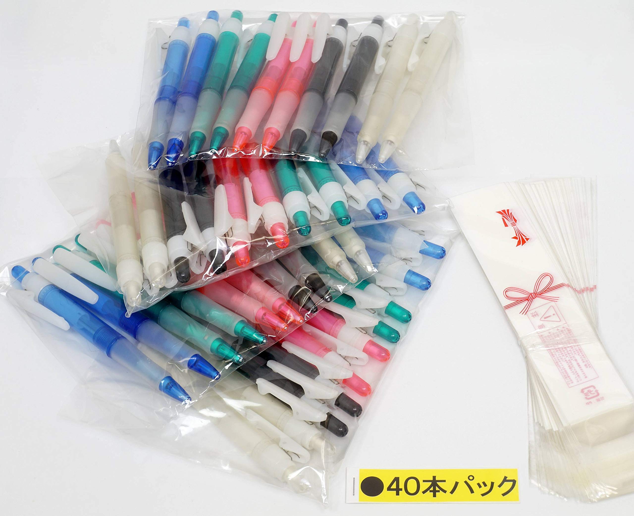 Amazon.co.jp: 日本製 GXスナップ シャープペン 色混 40本パック V