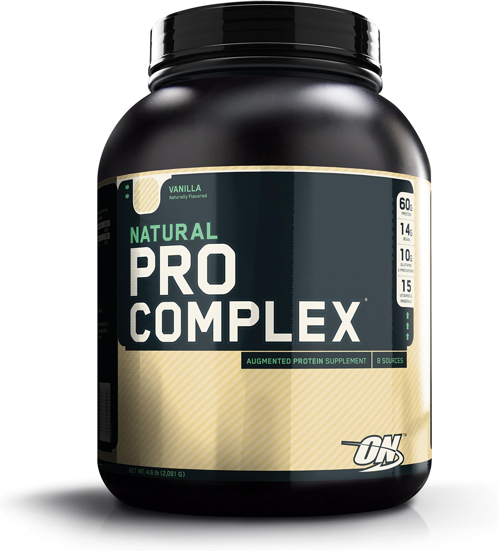 Optimum Nutrition Natural Pro Complex, Vanilla, 4.6 Pound