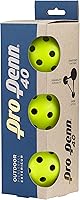 Penn Pro 40 Outdoor Pickleballs - USA Pickleball Approved, Durable 40-Hole Design for Consistent Bounce & Control