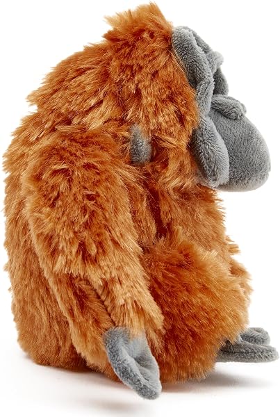 Zappi Co Peluche 100% Recyclée Orangutan (22cm de Largeur) Collection d'animaux Doux, Câlins et Écologiques pour Nouveau-né Premier Enfant - 4
