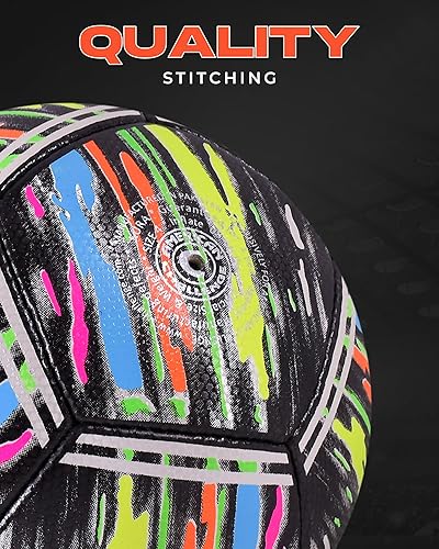 Miniatura 4 de American Challenge Kura Balón de fútbol  Tamaño 3, 4, 5  Balón de fútbol tamaño 5 y 4  Pelotas de fútbol duraderas para entrenamiento, práctica y