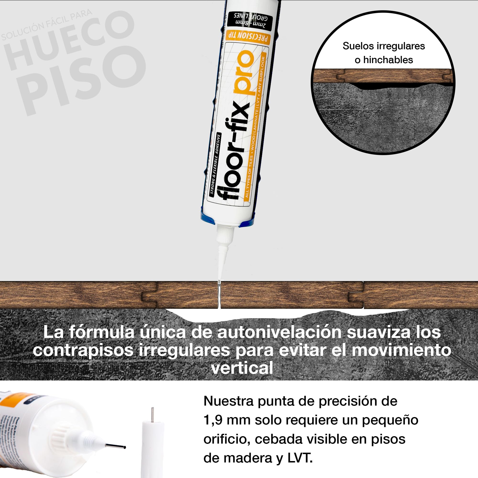 300ml - ¡Fija rápidamente las baldosas sueltas sin quitarlas! Con Punta De Inyección Incorporada De 2mm Para Reparaciones Rápidas En Baldosas Con Líneas De Gorut Estrechas (12)