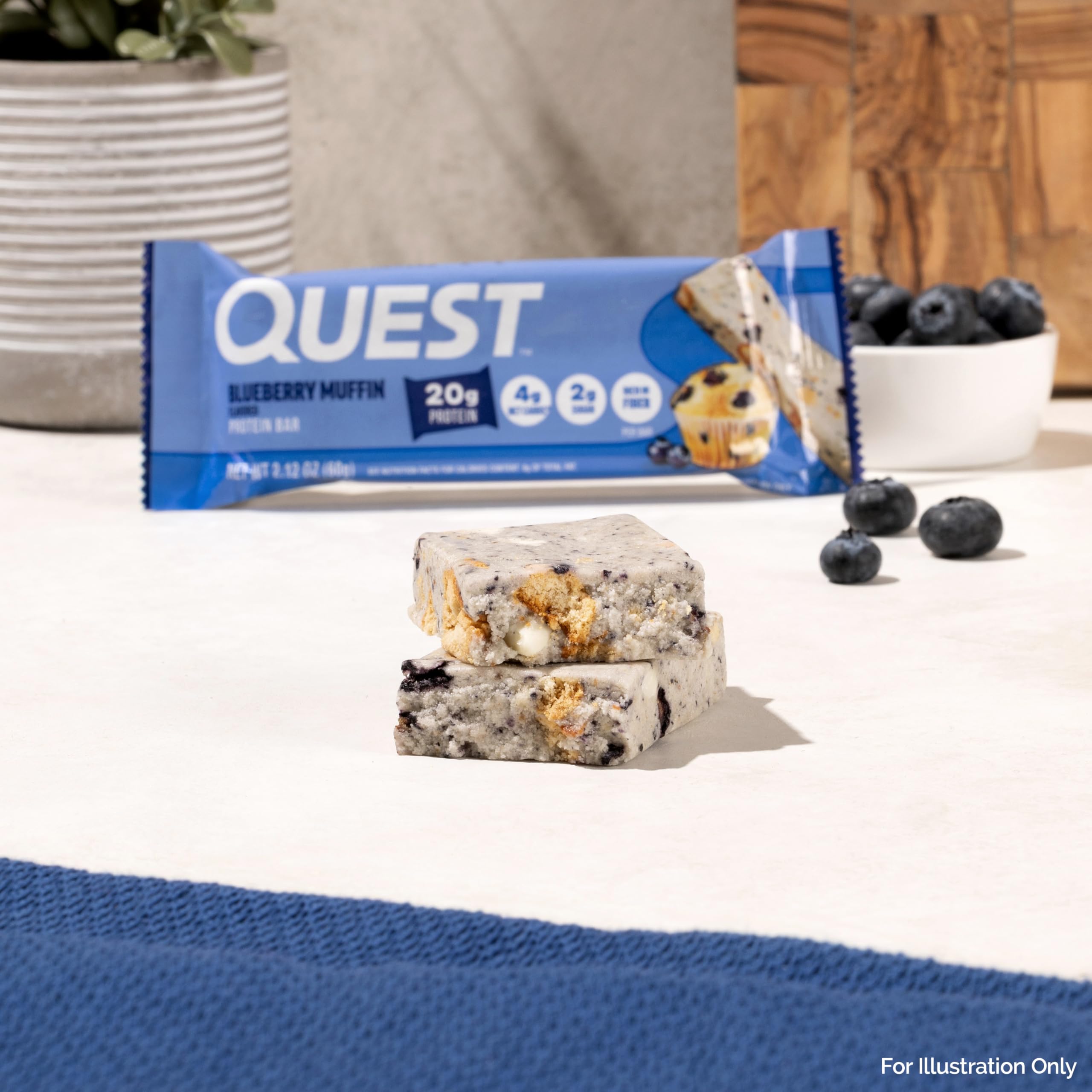Quest Nutrition Quest Bars (12x60g) Muffin de arándanos