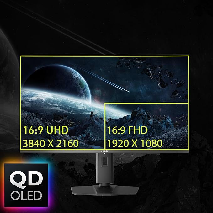 Monitor Gaming 32" 4K UHD OLED 240Hz 0.03ms FreeSync HDR miniatura 2