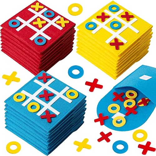 Mini juegos de mesa de Tic Tac Toe para niños, recuerdos de fiesta de cumpleaños, mini juegos de mesa divertidos para interiores para suministros de