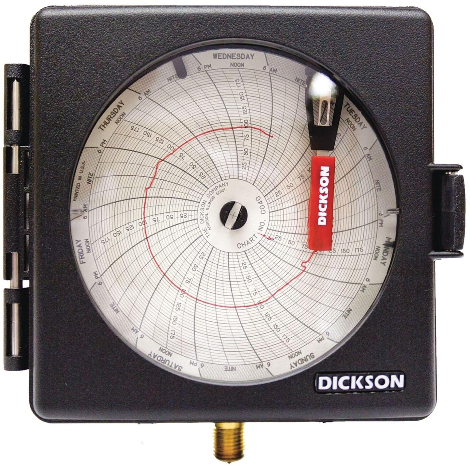 PW474 Pressure Chart Recorder, 0 to 200 PSI