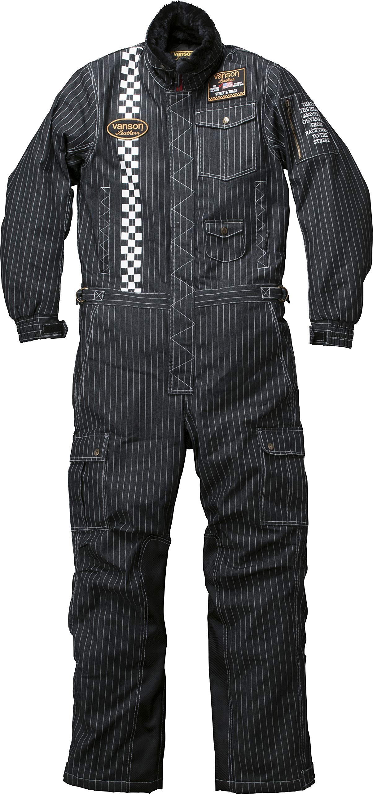 Amazon | [ヴァンソンレザース] vanson leathers バイク用カバーオール