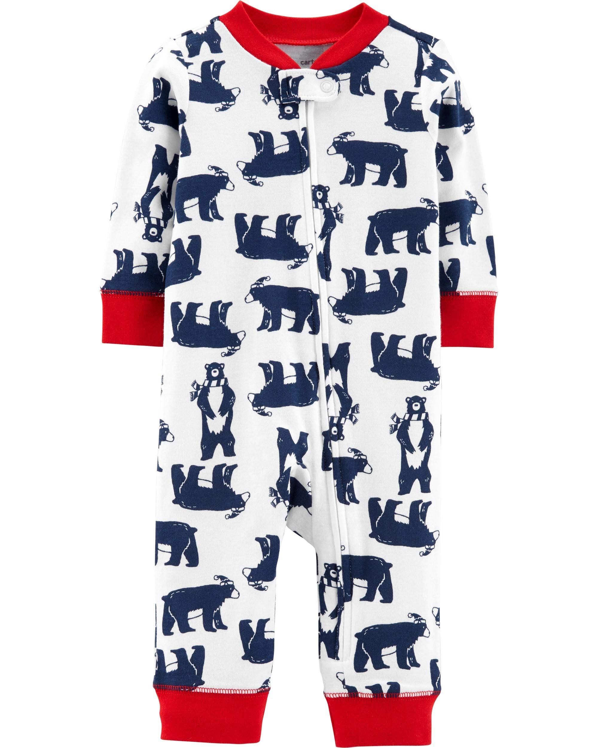 Carter's Baby Boys' 0M-9M Snap up Striped Sleep and Play