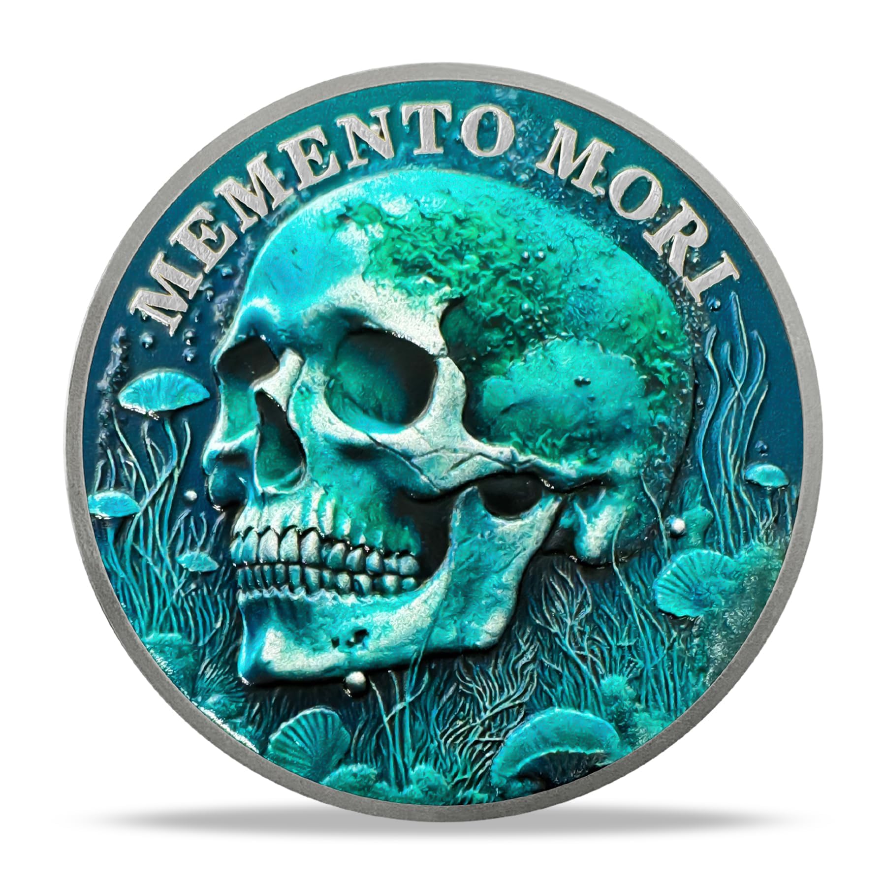 ACGZQY Memento Mori Coin, Carpe Diem Coins Inspirational Stoic Reminder Token - Image 3