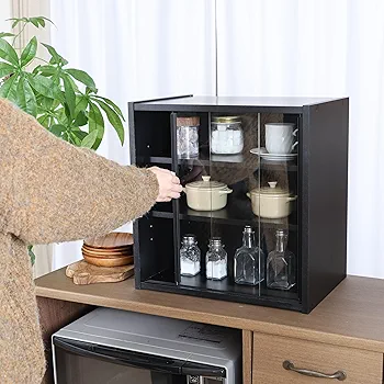 食器棚 Amazon｜不二貿易 食器棚 キッチン収納 幅43×奥行29×高さ44cm