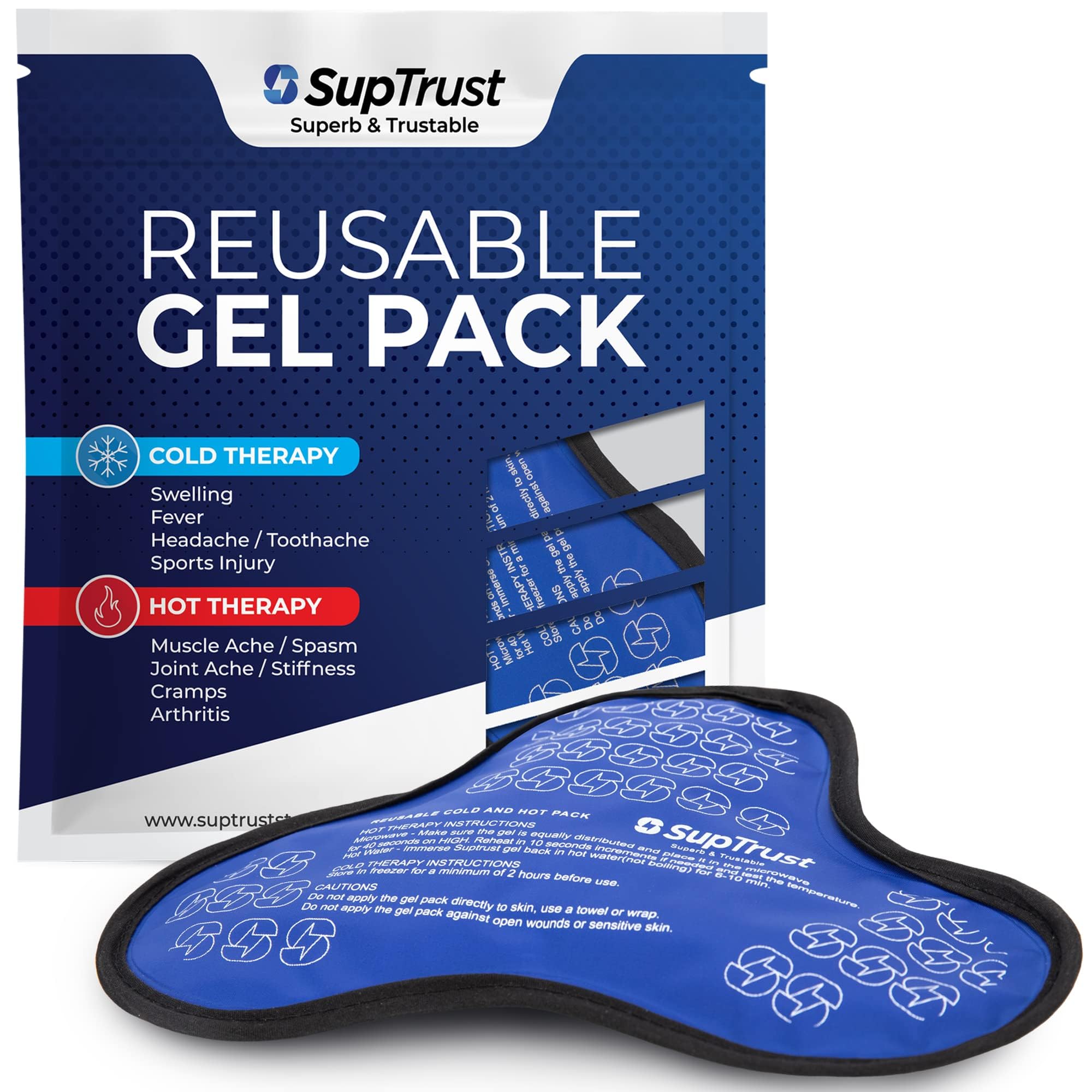 Shoulder Ice Pack for Injuries Reusable Suptrust