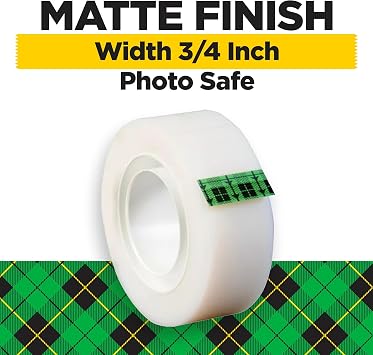 Scotch Magic Tape, Invisible, Home Office Supplies and Back to School Supplies for College and Classrooms, 3 Rolls