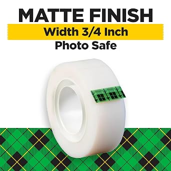 Scotch Magic Tape, Invisible, Home Office Supplies and Back to School Supplies for College and Classrooms, 3 Rolls