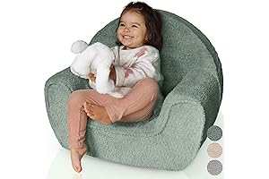 ZICOTO Comfy Kids Plush Chair for Toddlers: Super Soft and Portable Gaming and Study Chair