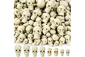 150PCS Mini Halloween Skulls Resins