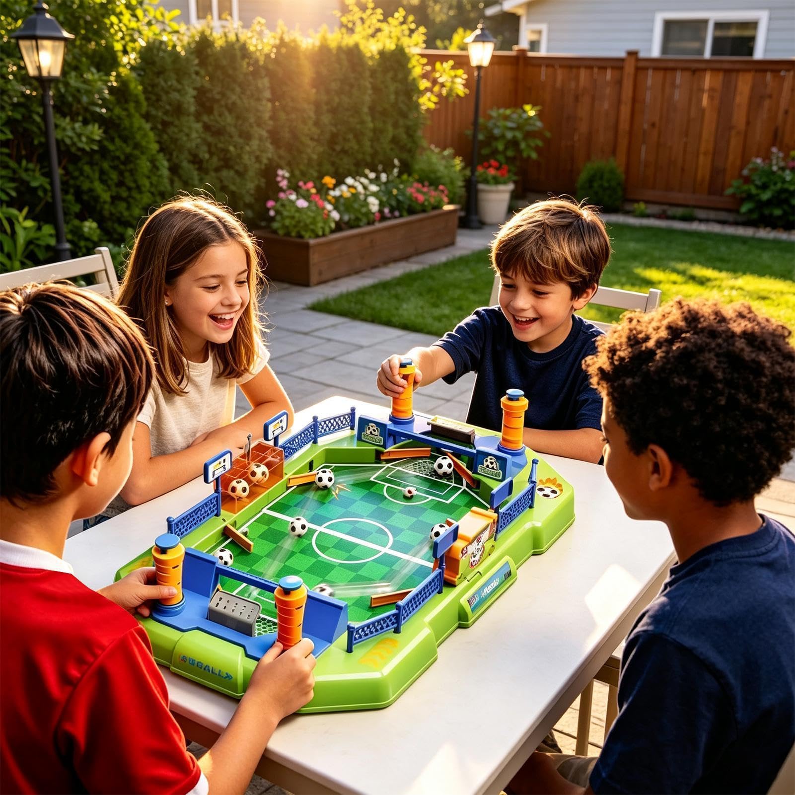Calcio Balilla Mini Giochi 2 Giocatori Famiglia Desktop Sport