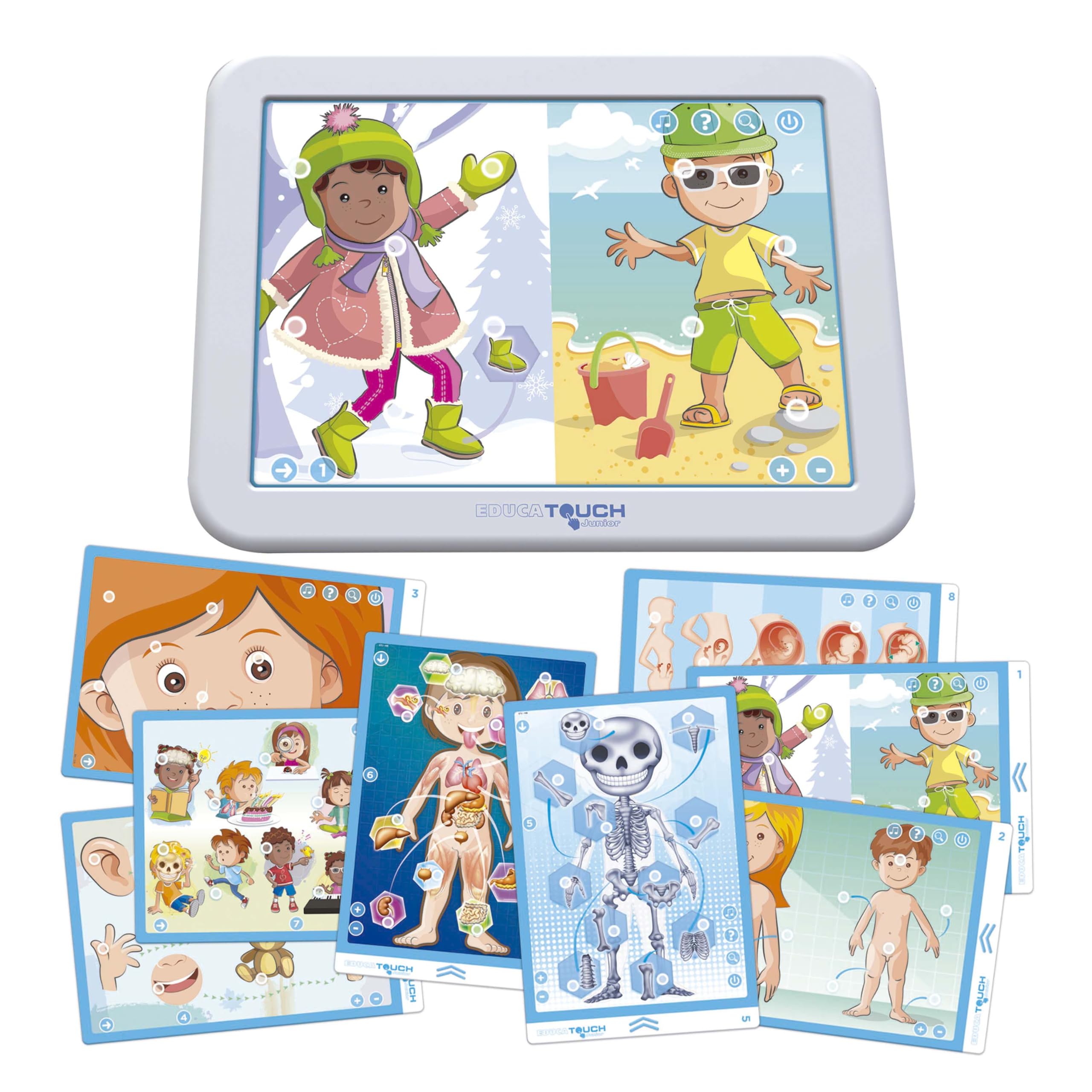 Educa - EducaTouch Junior. The Human Body. Children's Electronic Educational Game. From 2 years (19174)