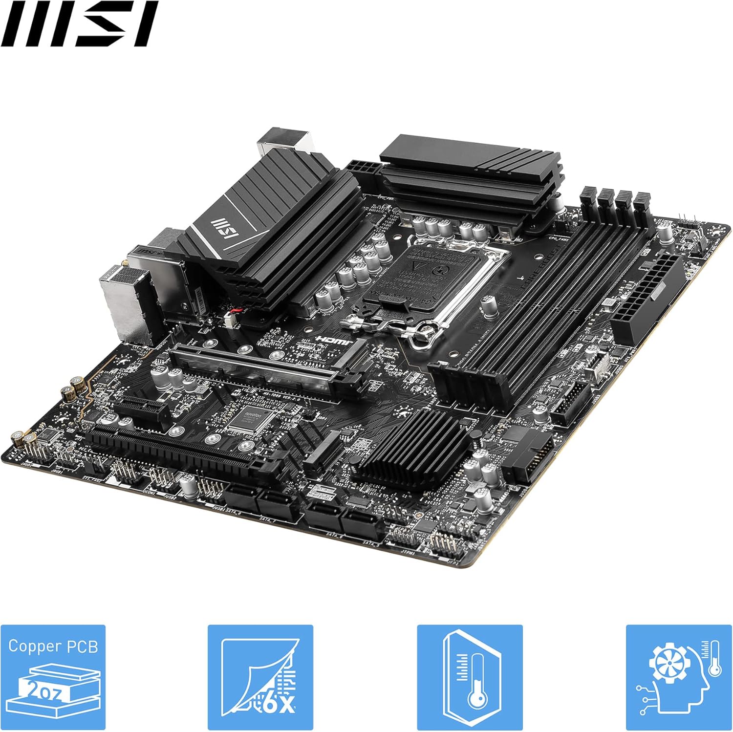 Review Placa Mãe MSI PRO B760M-A WIFI: Testado por 7 dias para gamers