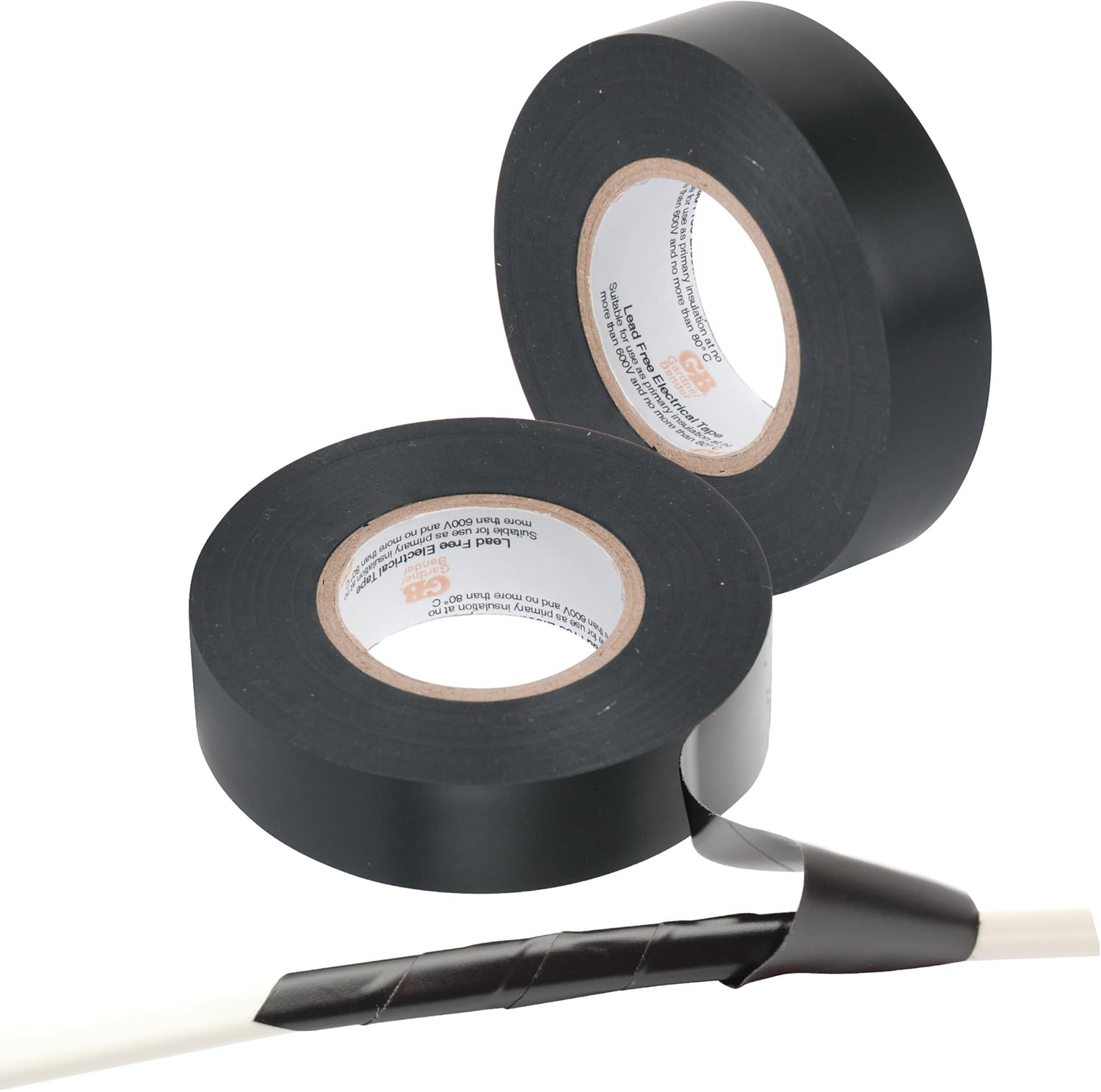 Gardner Bender GTP-607P Electrical Tape in Reusable Dispenser, ¾ in x 66 ft, Durable, Easy-Wrap, Flame Retardant, Black