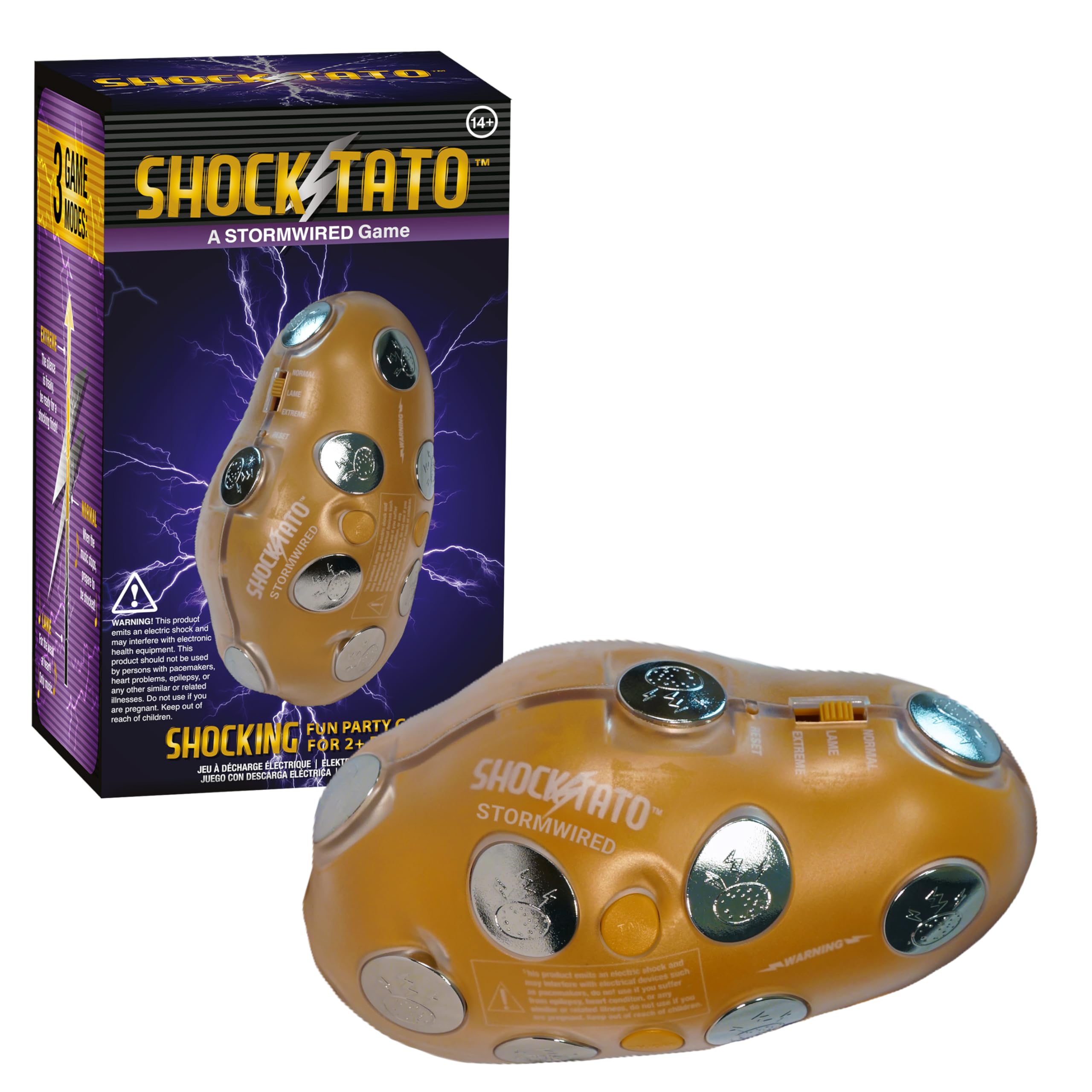 Lightning Reaction Shocktato Party Game - The Hilariously Funny Game of Shocking Potato