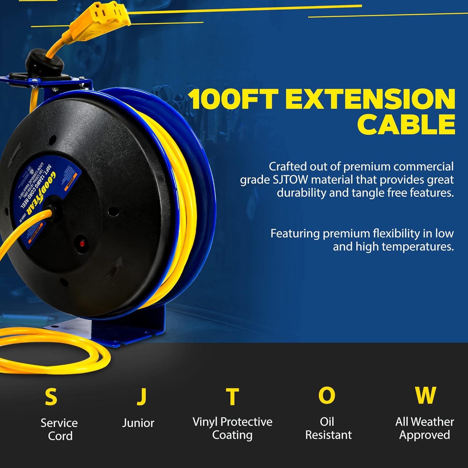 100 Foot SJTOW Extension Cable