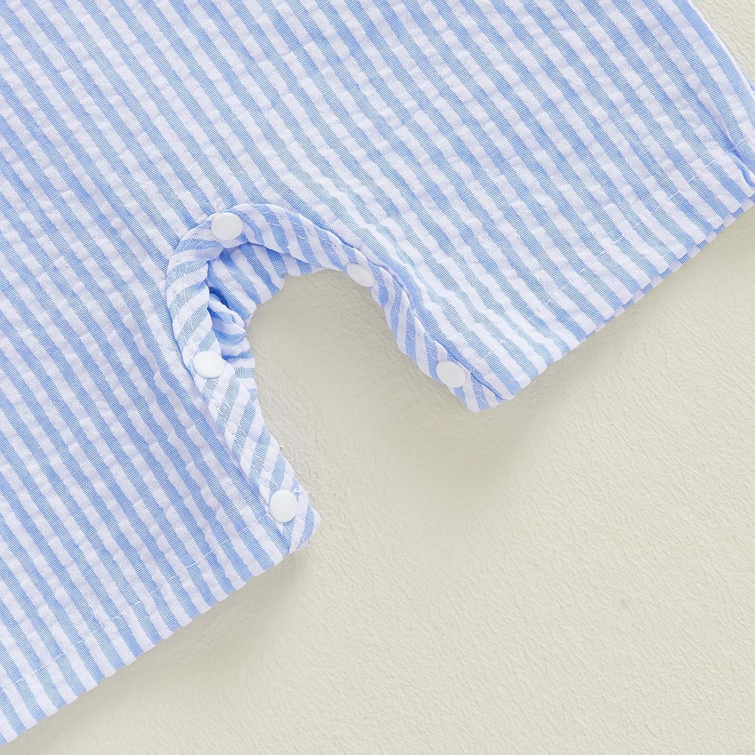 Baby Boy Easter Outfit Newborn Sleeveless Romper Bunny Eggs Striped Jumpsuit Overalls Toddler Spring Summer Clothes - Image 4