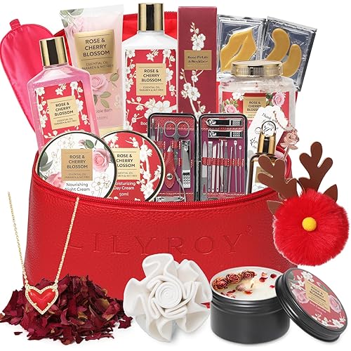 36Pcs Christmas Gifts for Women - Luxury Bath and Body Gift Set Spa Gift Set for Women Beauty Care Kit | Gift for Valentine's, Birthday, Mothers Day Gifts for Her Wife Pampering Kit Perfect for Travel