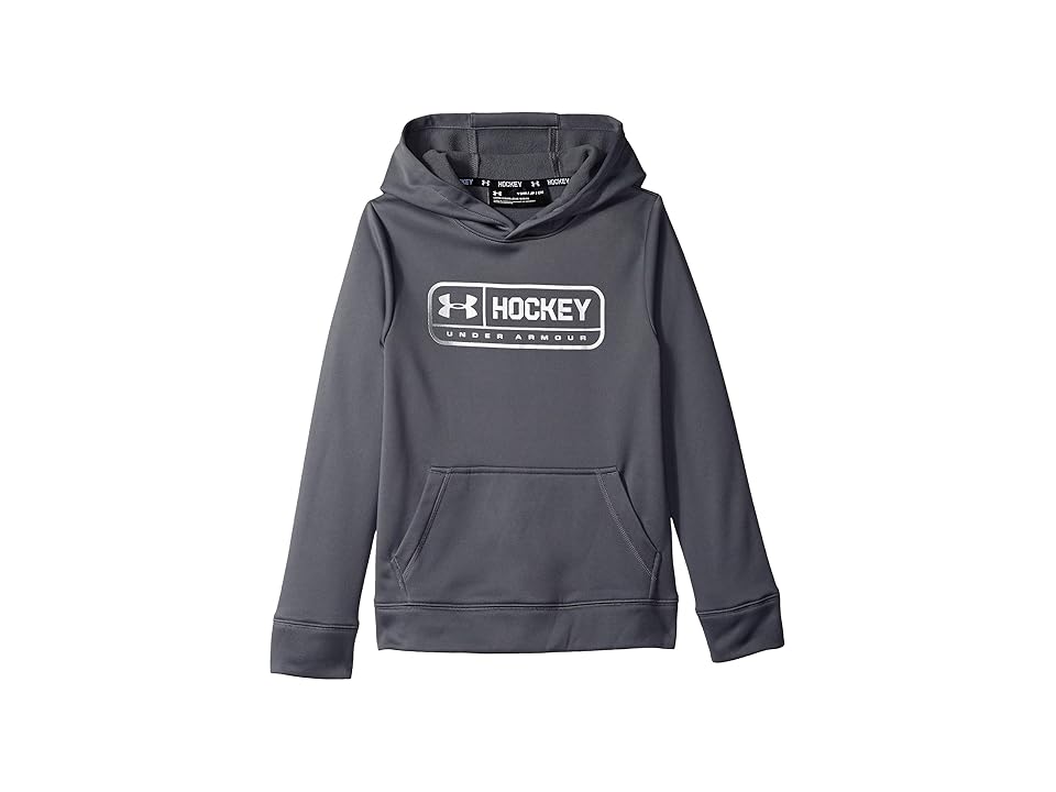 

Under Armour Kids UA Hockey Hoodie (Big Kids) (Graphite/Graphite/Iridescent Foil) Boy's Sweatshirt