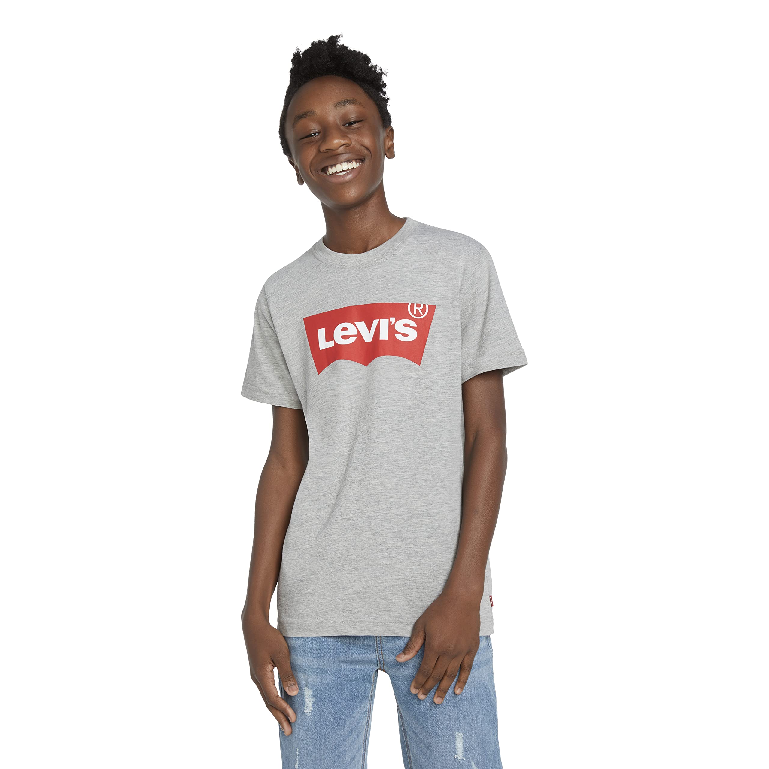 Levi's Boys Grey Kids Batwing Tee 12 Years