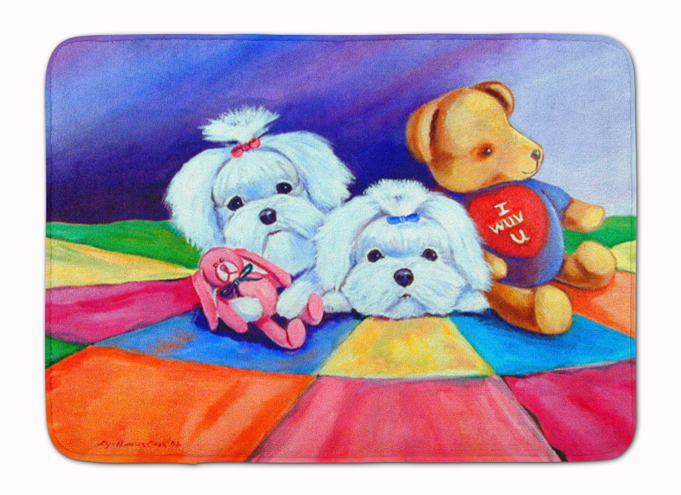Caroline 's Treasures 7515rug Malteser Fußmatte, 48,3 x 68,6 cm Multicolor
