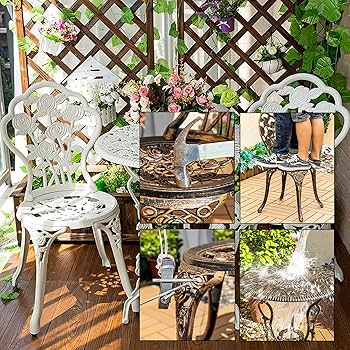 Amazon.co.jp: ガーデンテーブルセット ガーデンファニチャー 2人用