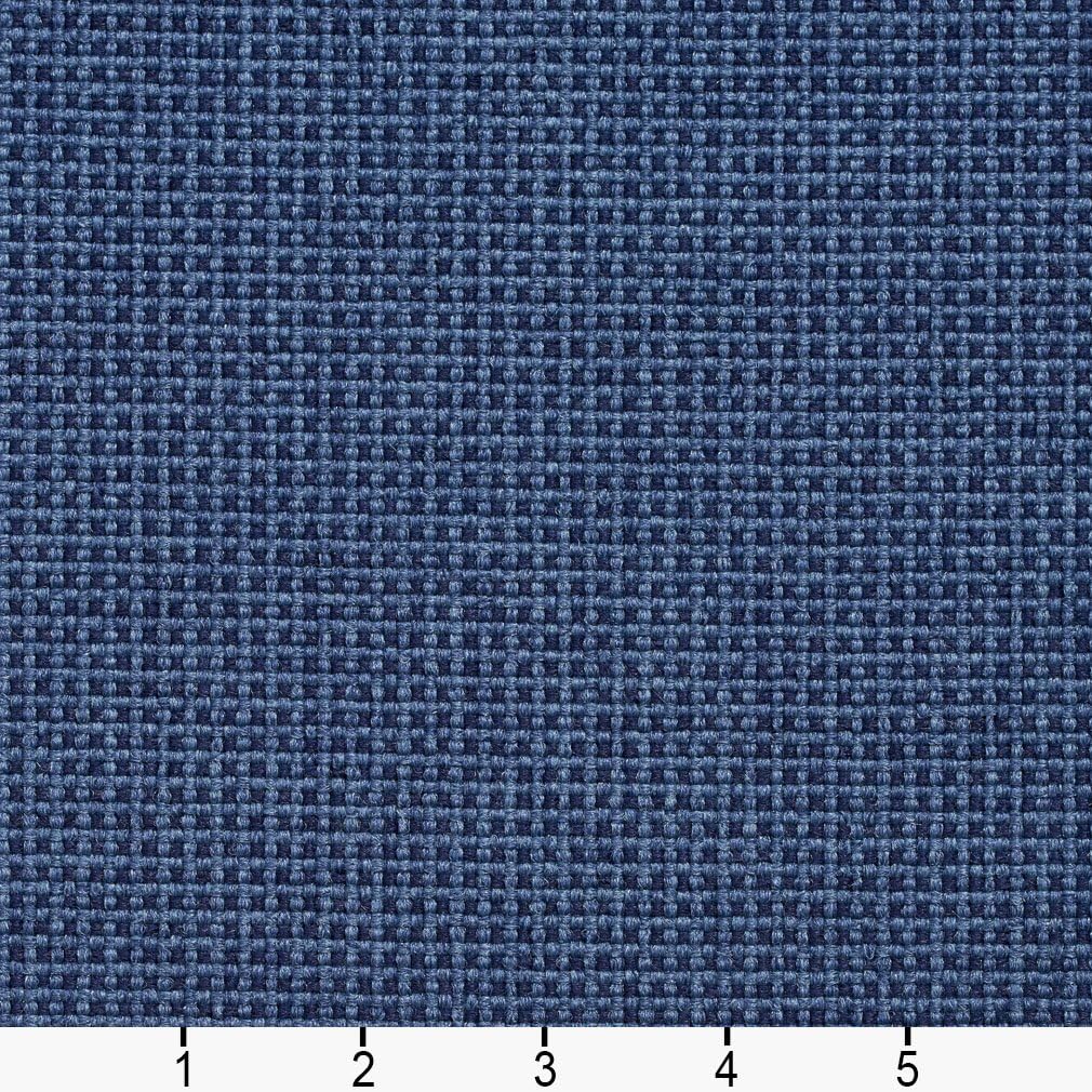 J617 Blue and Navy Intertwined Tweed Commercial Automotive and Church Pew Upholstery Grade Fabric by The Yard